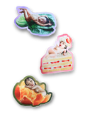 Three-Course Meal Sticker Pack