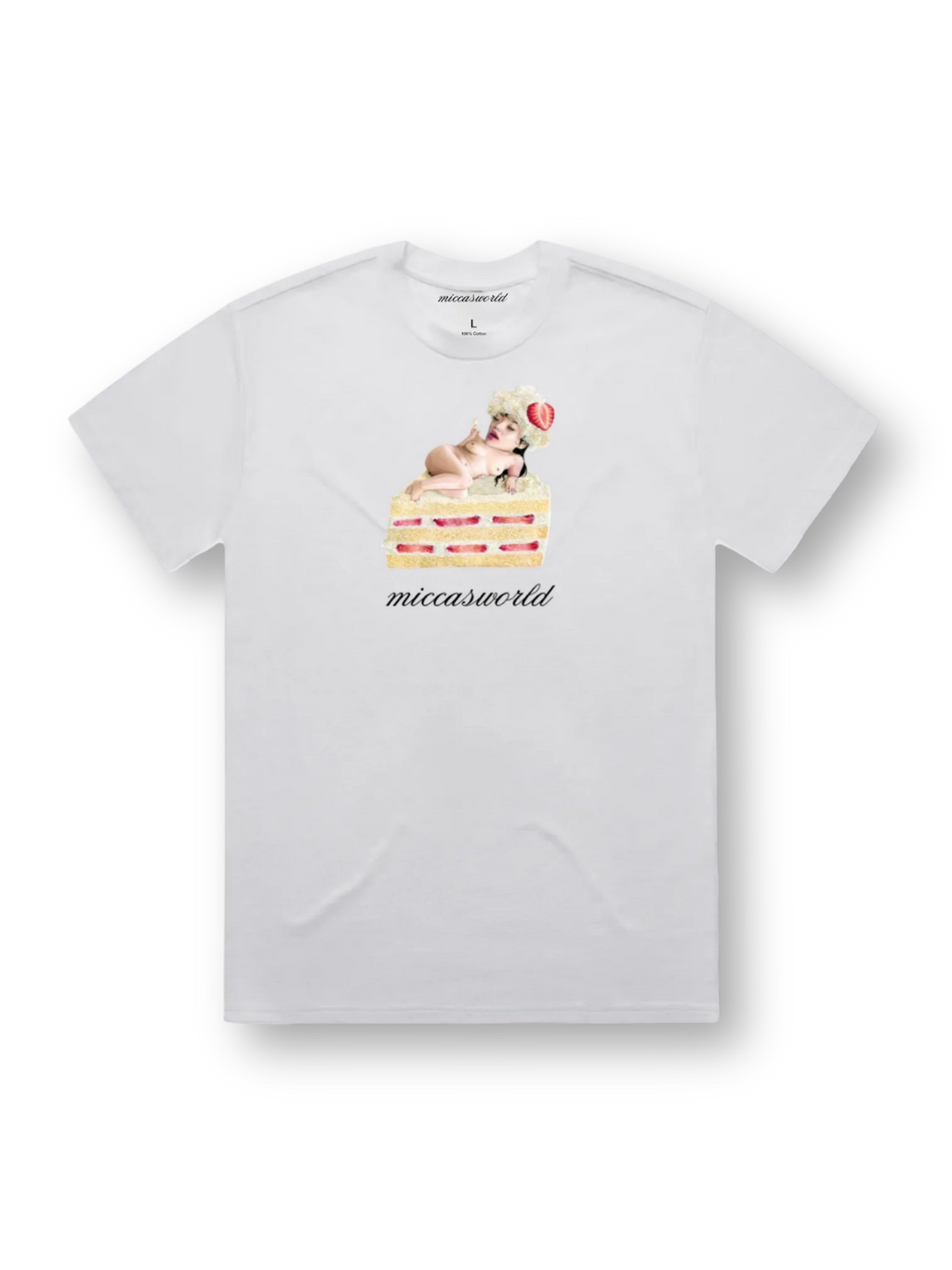Comfort Food Strawberry Cake White