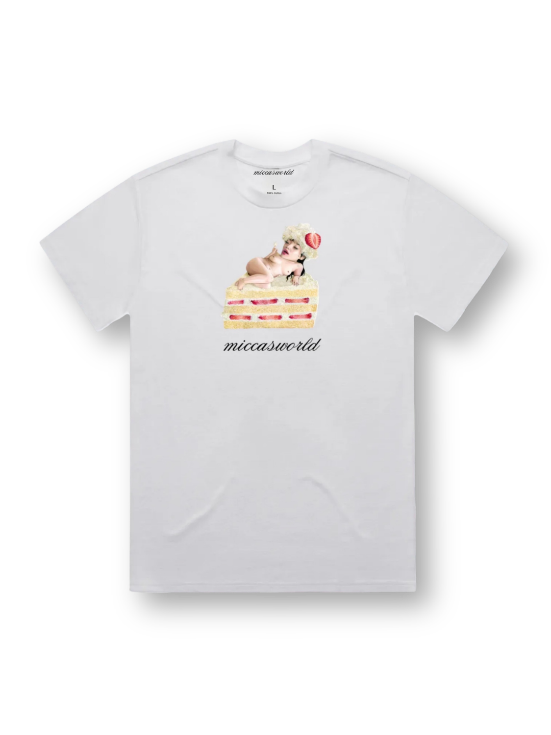 Comfort Food Strawberry Cake White