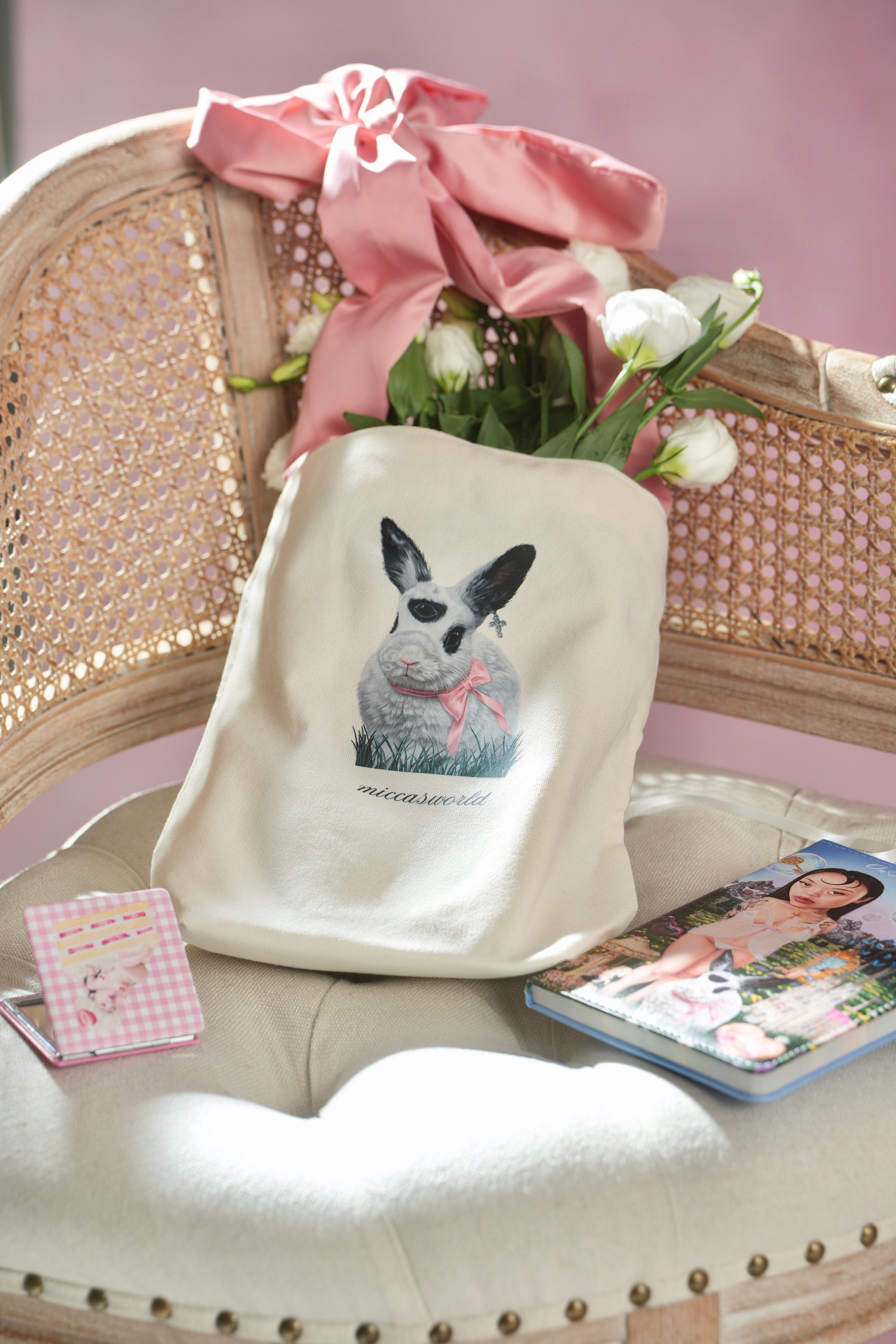 Lu Bunny Tote White